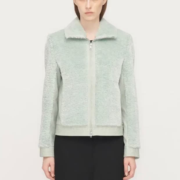 오픈와이와이 더오픈 프로덕트 시어링 바이커 자켓