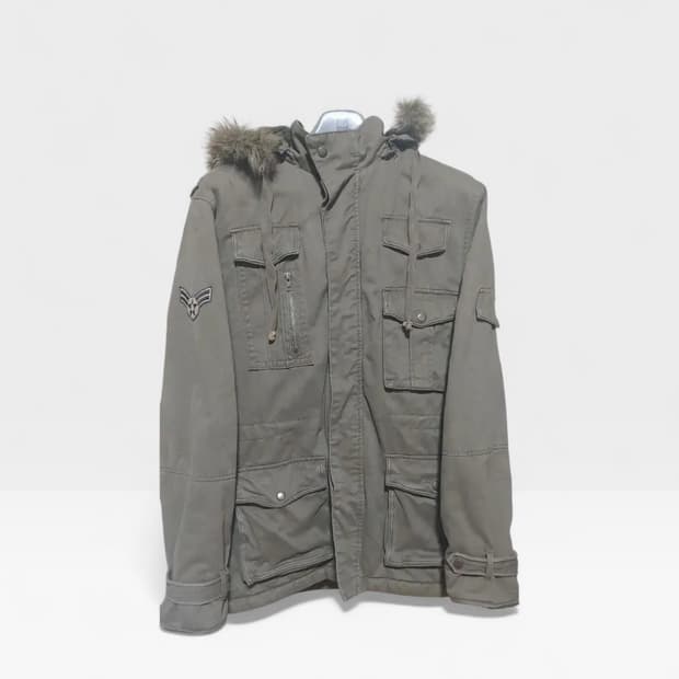 SOO CARGO 야상 자켓 카키 L