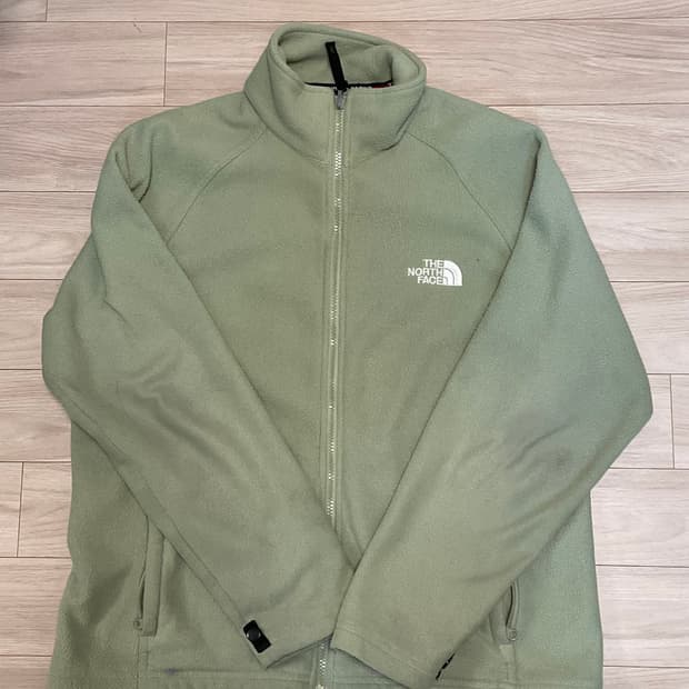 노스페이스 연두색 집업