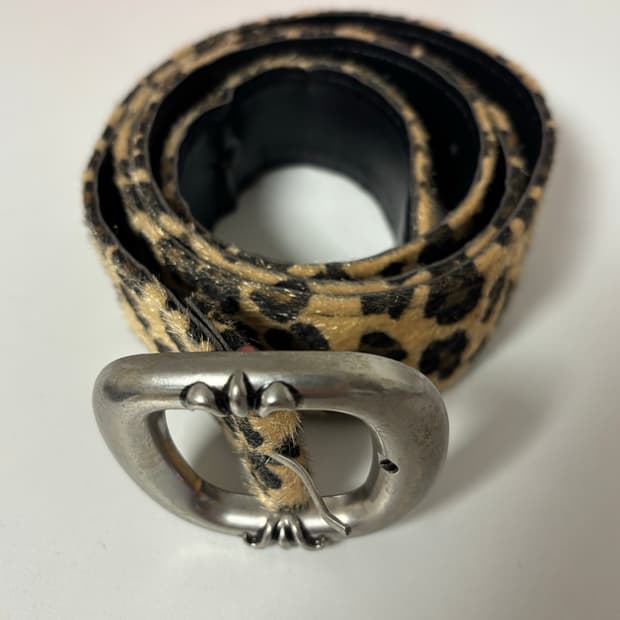 호피 무늬 벨트