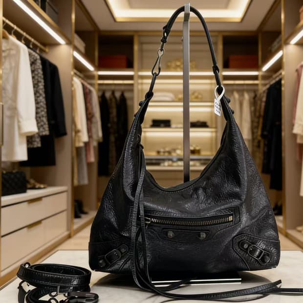 발렌시아가 모터 시티 커리어 크로스백 라지