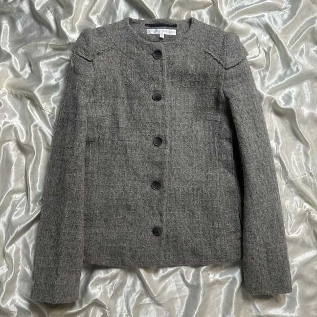 veronique branquinho 알파카 트위드 자켓