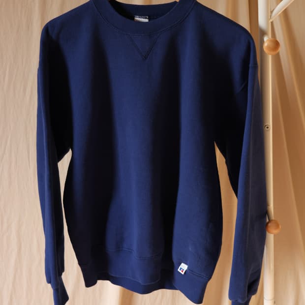 러셀 Made in USA 90s 맨투맨 스웻셔츠 네이비 L