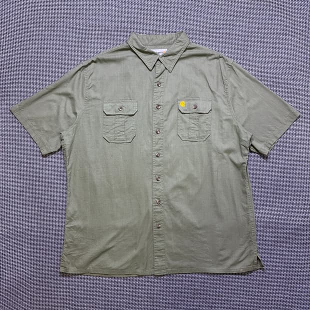 빈티지 Carhartt 반팔 워크 셔츠(kold_8513)
