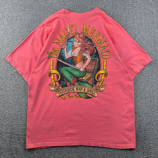 컴포트 컬러스 노티 머메이드 반팔 티셔츠 ( XL ) / 12915