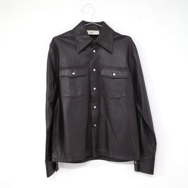 Séfr Matsy Vegan Textured-Leather Jacket