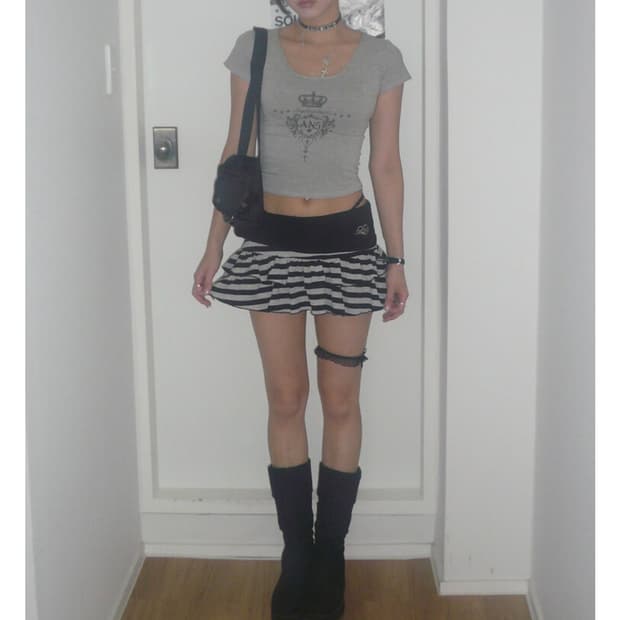 An5 slim tshirt grey