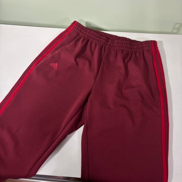 XL 아디다스 레드 트랙 조거팬츠
