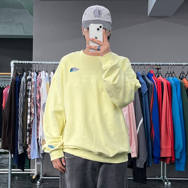 노스페이스 맨투맨 티셔츠