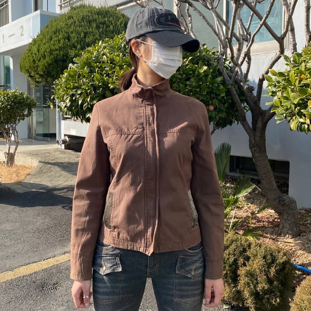 [SKY BOMBER] 00s 아카이브 코듀로이 패치 필드 자켓