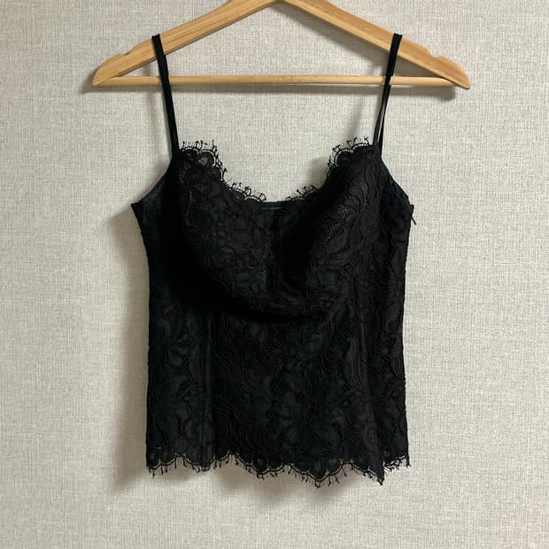 [펑크 갸루] 블랙 레이스 코르셋