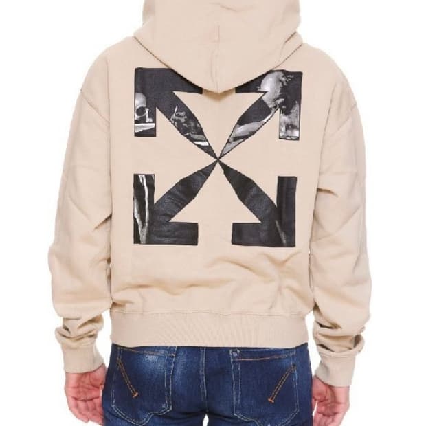 (새상품)오프화이트 남성 후드