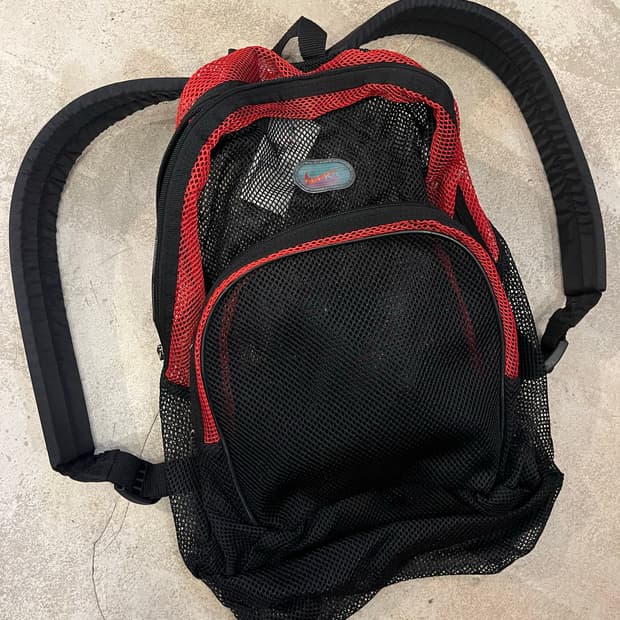 빈티지 00s 나이키스포츠 메쉬백팩