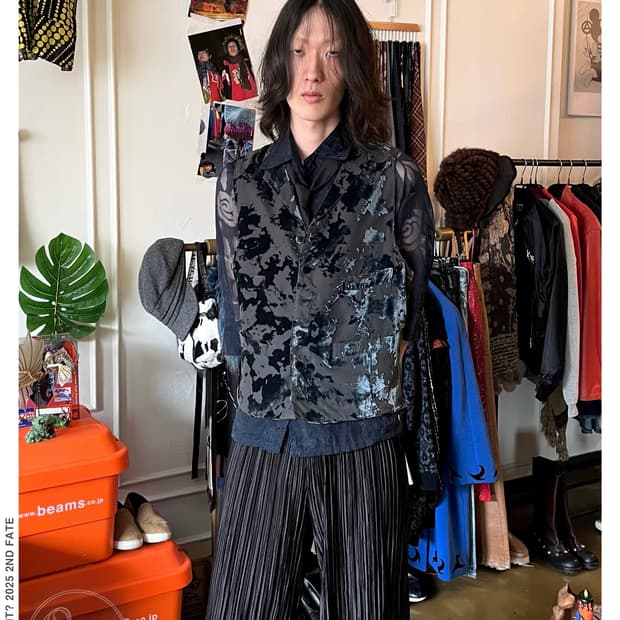 Paul Smith Archive 3D Brushed Silk Vest