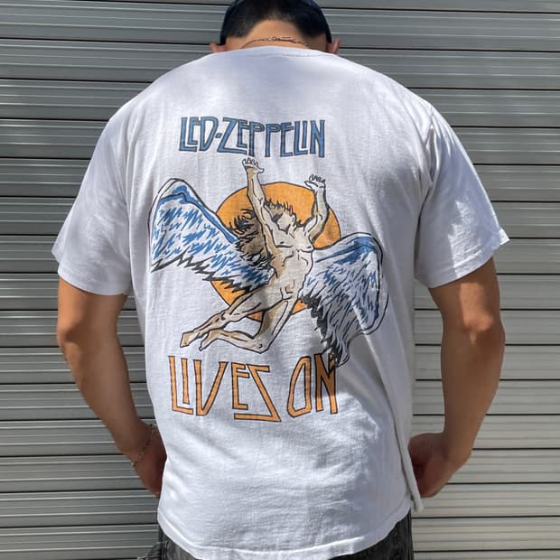80s Led Zeppelin Jimmy Page Tour Shirt