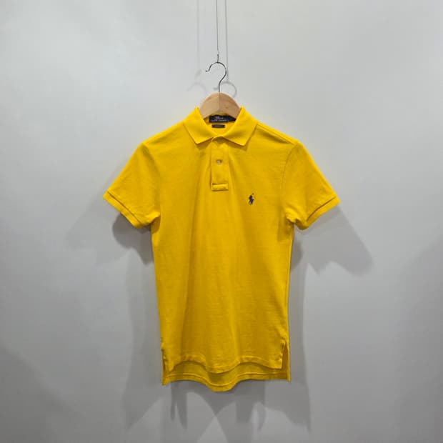폴로랄프로렌 우먼 피케 카라 옐로우 반팔티 XS 