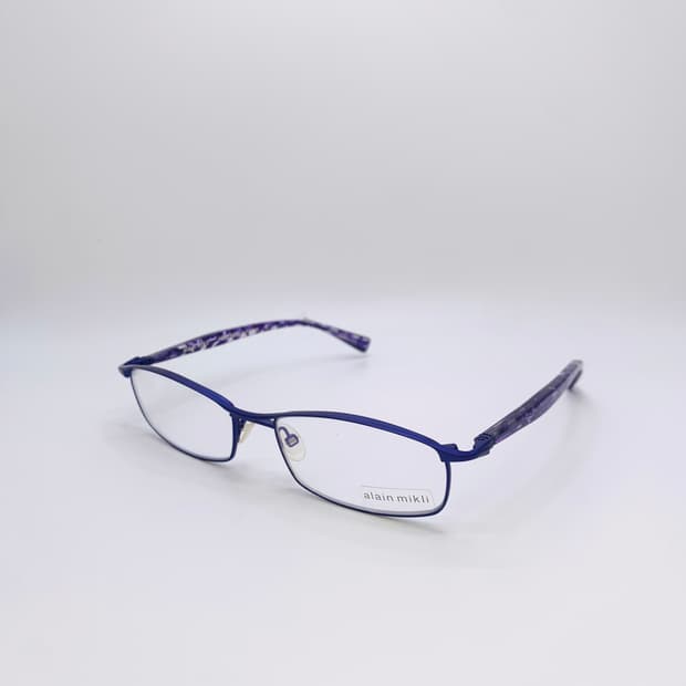 ALAIN MIKLI 알랭미끌리 퍼플 사각 메탈테