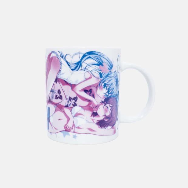 전파녀와 청춘남 일러스트 프린팅 머그컵 고전 미소녀 오타쿠