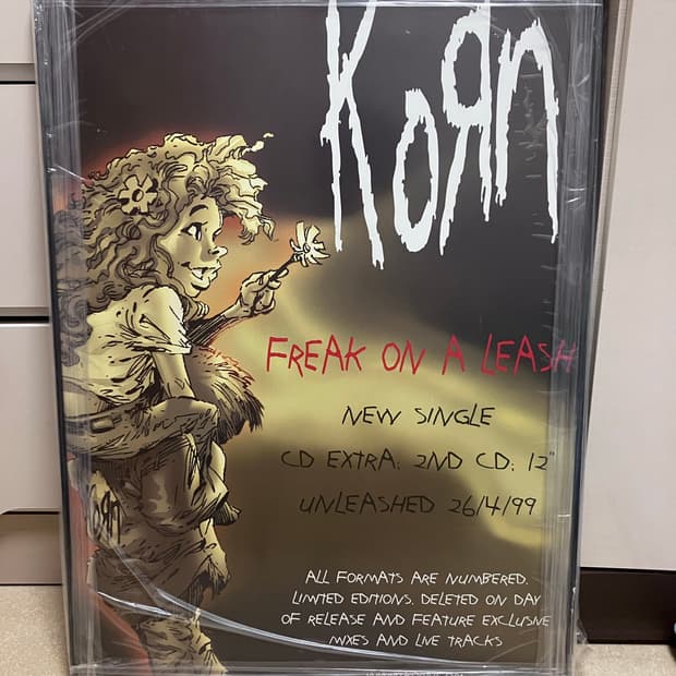 KORN Freak On A Leash 1999 UK Promo Post