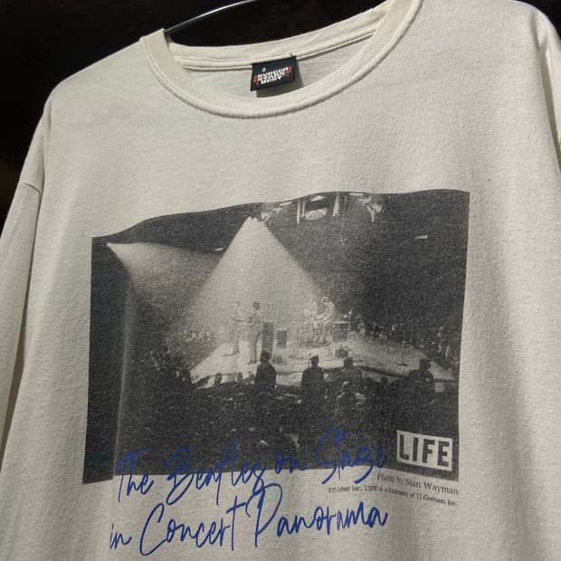 90s Beatles X LIFE 비틀즈 스크린 티셔츠 100size
