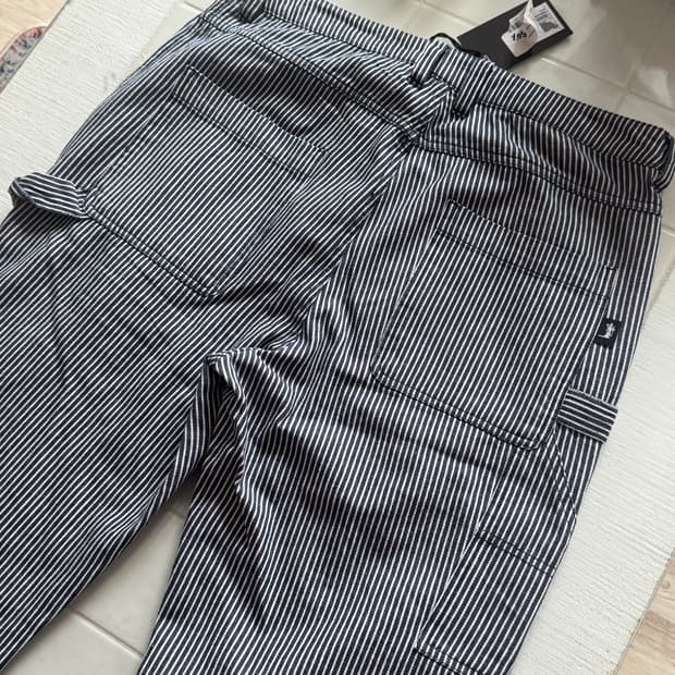 스투시 스트라이프 c16 워크팬츠