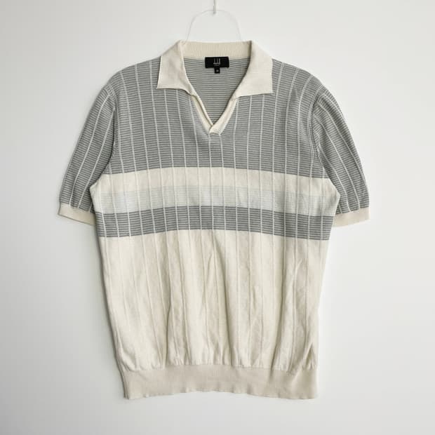 F2 던힐(Dunhill) 반팔 니트 M-L사이즈