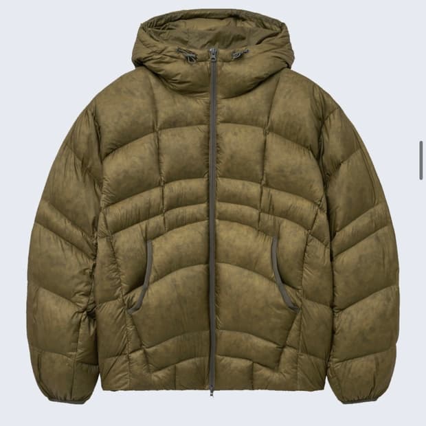 인템포무드 예티 푸퍼 덕다운 패딩 카키 L
