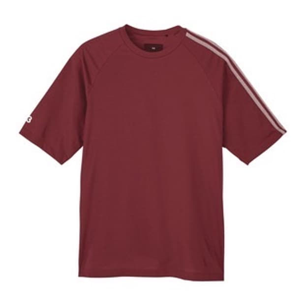 Y-3 버건디 숏슬리브 반팔