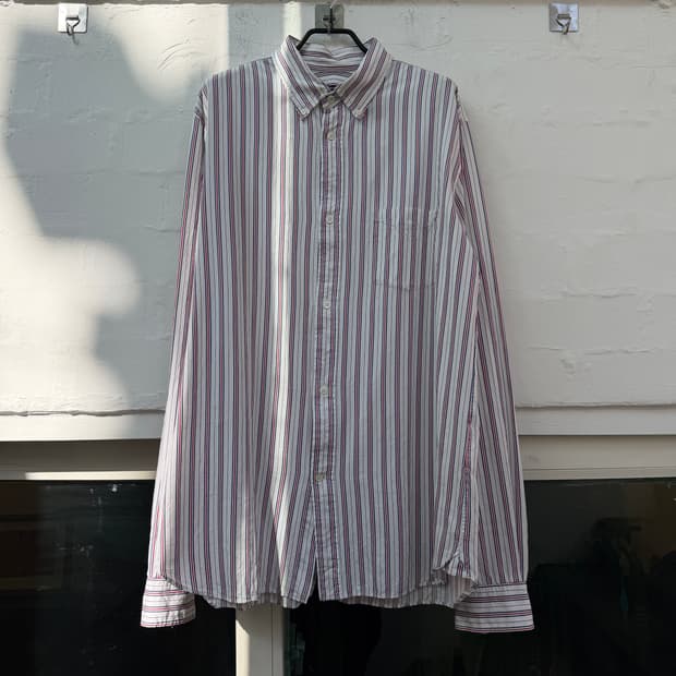 Comme des Garcons 꼼데가르송 스트라이프 다운버튼 셔츠 L