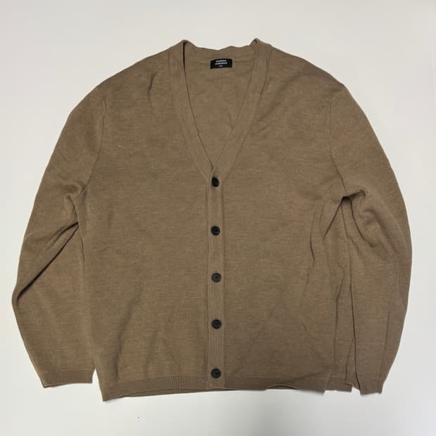 무신사스탠다드 미니멀 오버핏 가디건 2XL 베이지