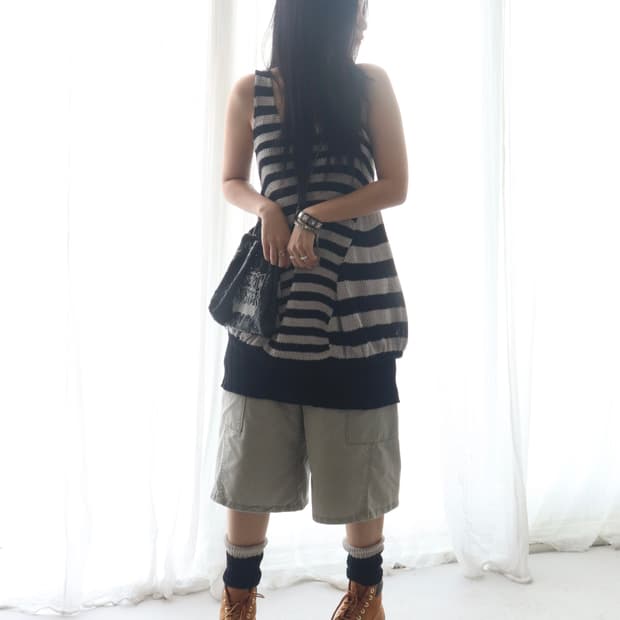 [Hysteric Glamour] Border Knit Dress