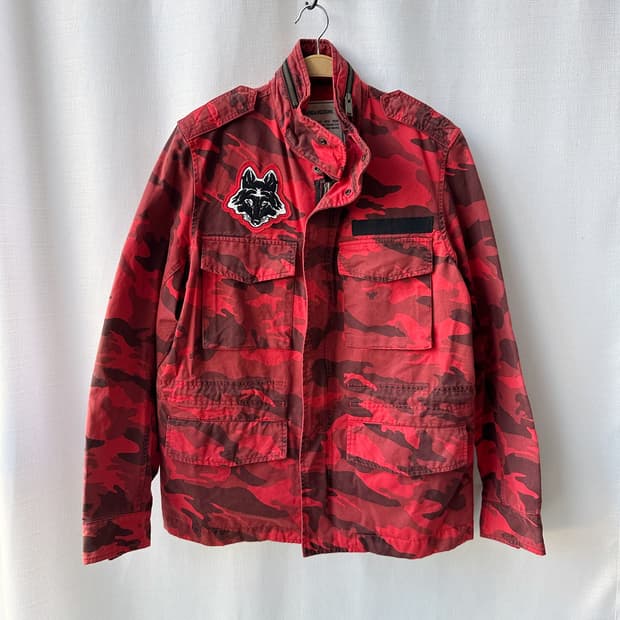 쟈딕앤볼테르 BERNARD CAMOU 유틸리티 자켓 레드 M