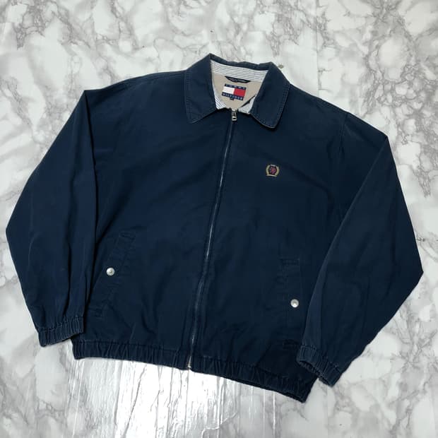 타미힐피거 스윙톱 자켓 블루종 네이비