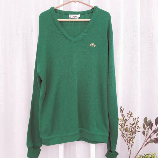 izod X lacoste 그린 니트