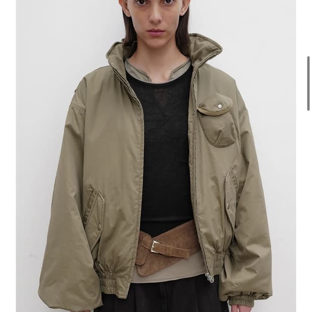 오픈yy 오픈와이와이 봄버자켓  카키 s
