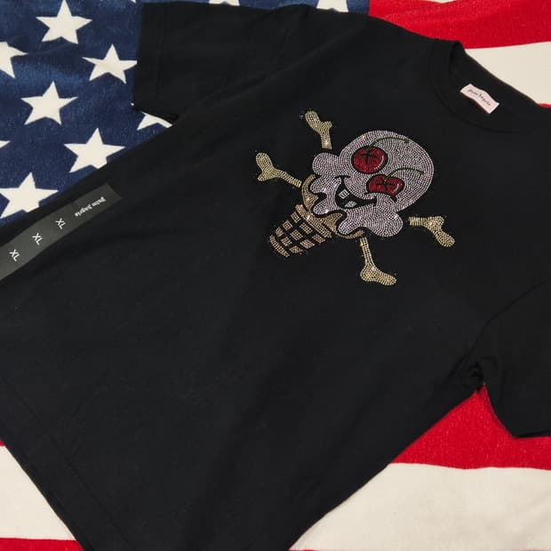 팜엔젤스 BBC 아이스크림 라인스톤 반팔 티셔츠 빌리네어보이즈클럽