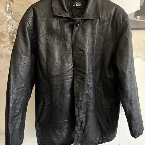 올드 유로 레더 자켓