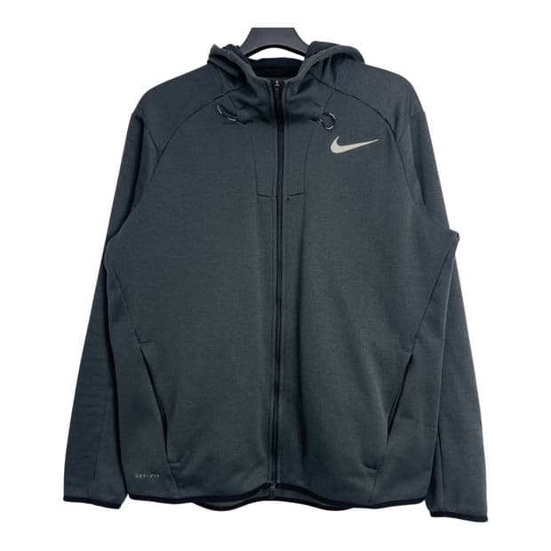 나이키 드라이핏 기모 후드집업 스판 자켓 XL