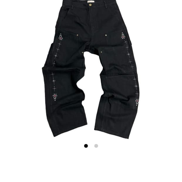 아오이로 스터드 더블니 팬츠 사이즈 2
