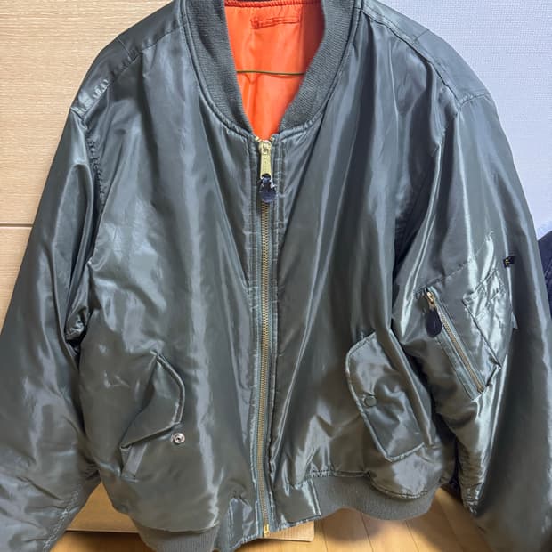 로스코 MA-1 항공점퍼 세이지그린