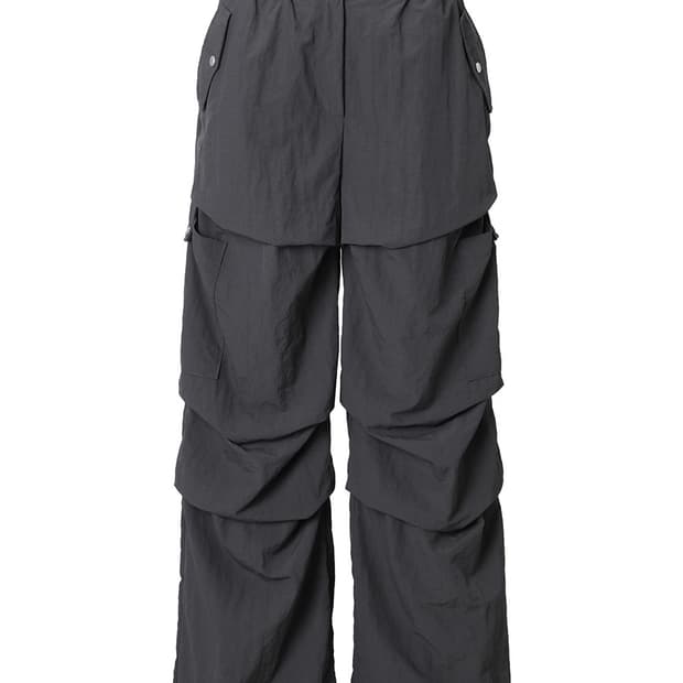 카키포인트 y2k 카고 팬츠 블랙