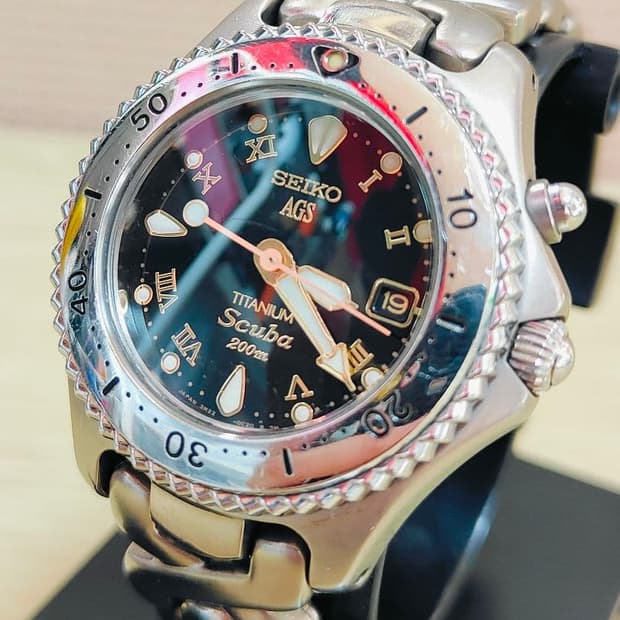 Seiko AGS Scuba Titanium