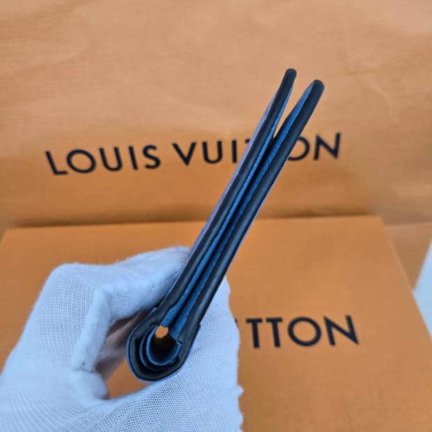 [보증서 정품] 루이비통 이클립스 스카이블루 반지갑