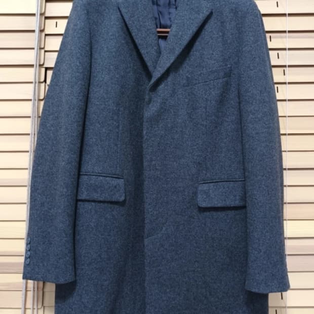 브룩스브라더스 울 롱코트 
