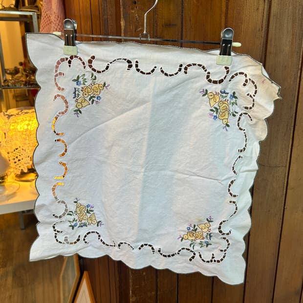 오리 손자수 손수건