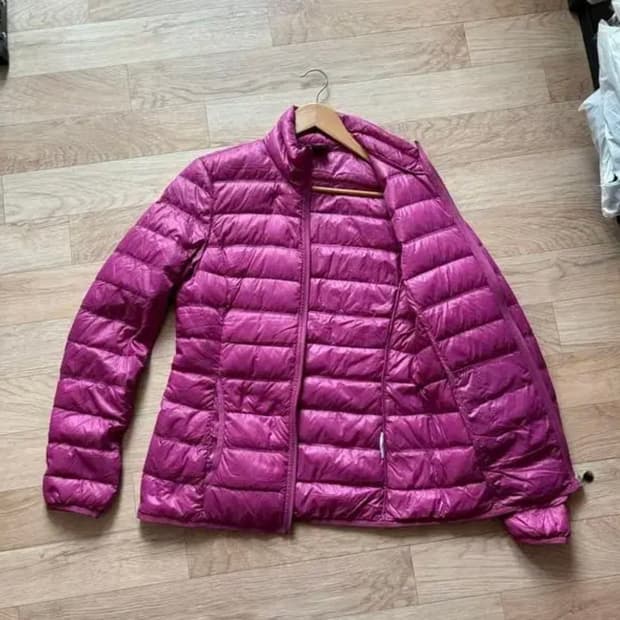 EA7 엠포리오 알마니 패딩 점퍼 슬림 55 핑크 가성비