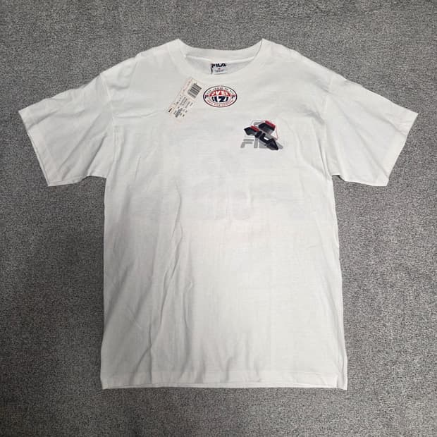 90s 미국제 FILA 반팔 티셔츠 L(100)