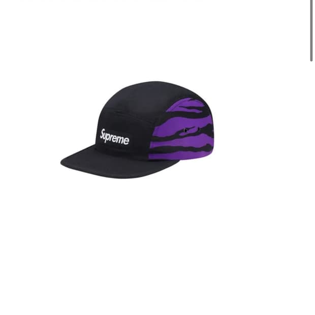 Supreme Zebra Side Camp Cap (2012 AW)