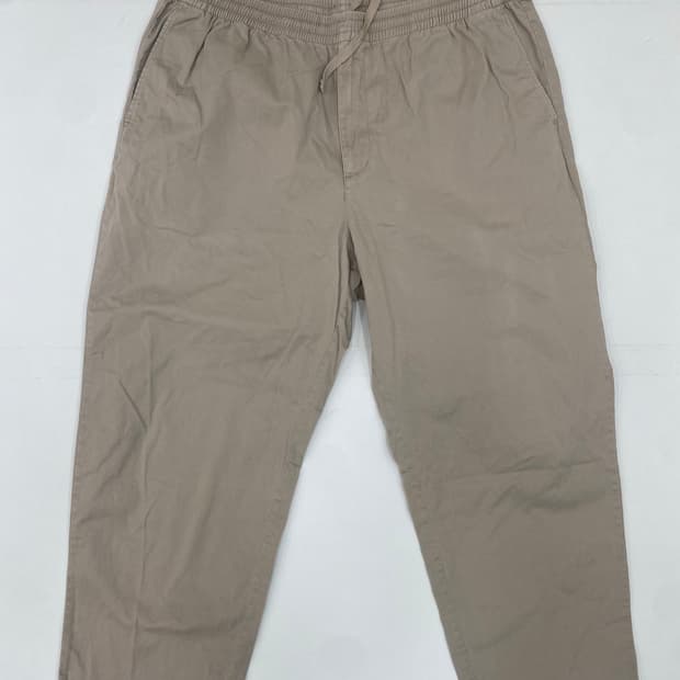 유니클로 베이지 밴딩 면바지 3XL