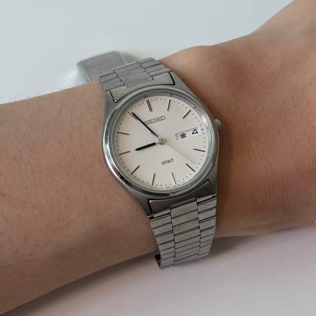 1990s Spirit Bar Index Silver Quartz